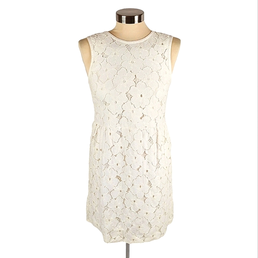 Dv Dolce Vita White Floral Off White Shift Dress - Picture 1 of 12